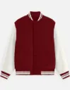 PLAIN UNISEX VARSITY JACKETS