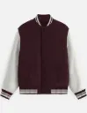 PLAIN UNISEX VARSITY JACKETS