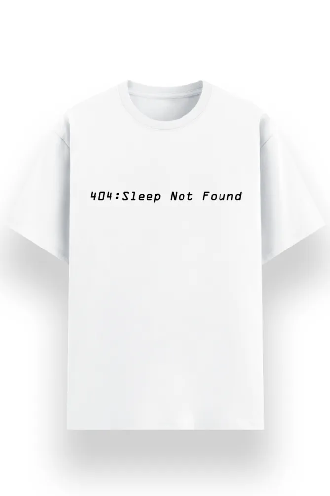 REGULAR PRINTED TSHIRT - ERROR 404