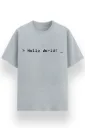 REGULAR PRINTED TSHIRT - HELLO WORLD