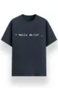 REGULAR PRINTED TSHIRT - HELLO WORLD