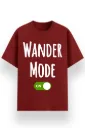 REGULAR PRINTED TSHIRT - WANDER MODE ON