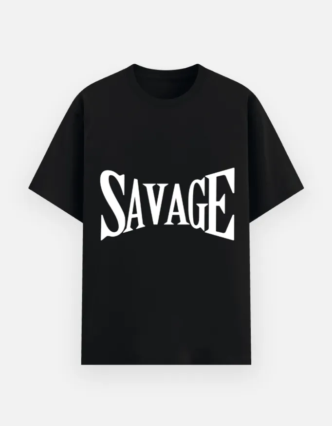 REGULAR PRINTED TSHIRT - SAVAGE