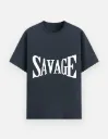 REGULAR PRINTED TSHIRT - SAVAGE