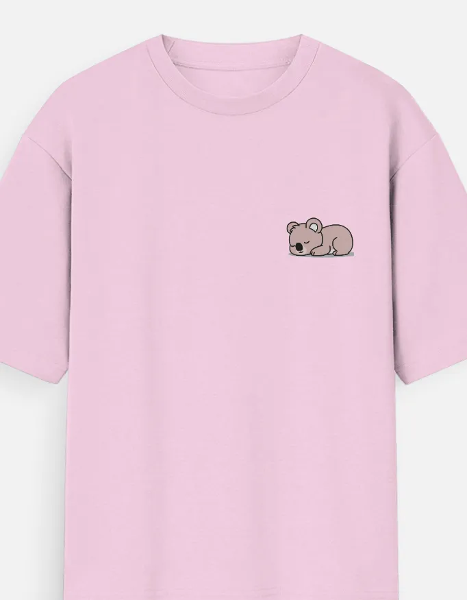 OVERSIZED PRINTED TSHIRTS (XS, LIGHT BABY PINK)