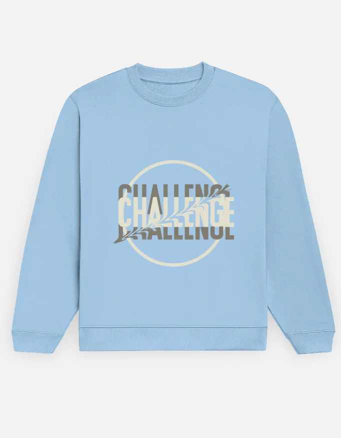 PRINTED UNISEX SWEATSHIRTS (XS, BABY BLUE)