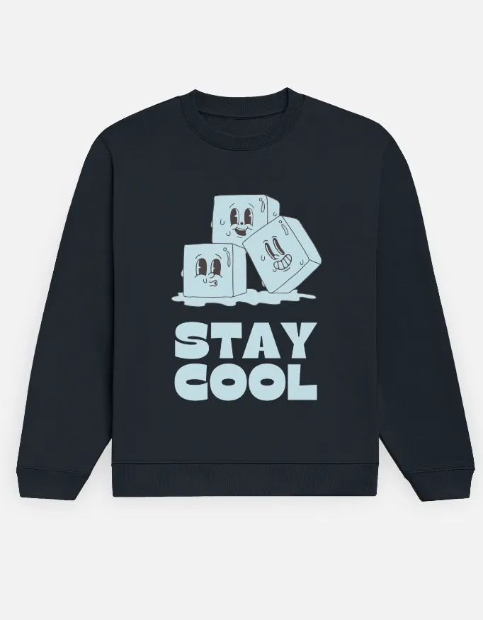 PRINTED UNISEX SWEATSHIRTS (XS, NAVY BLUE)