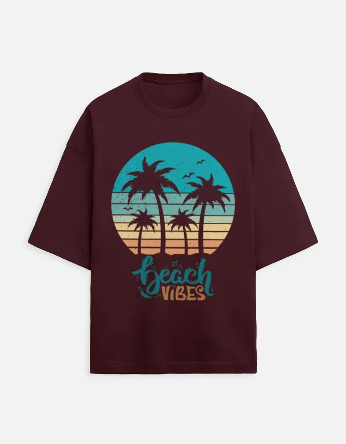 PRINTED TERRY OVERSIZED TSHIRTS