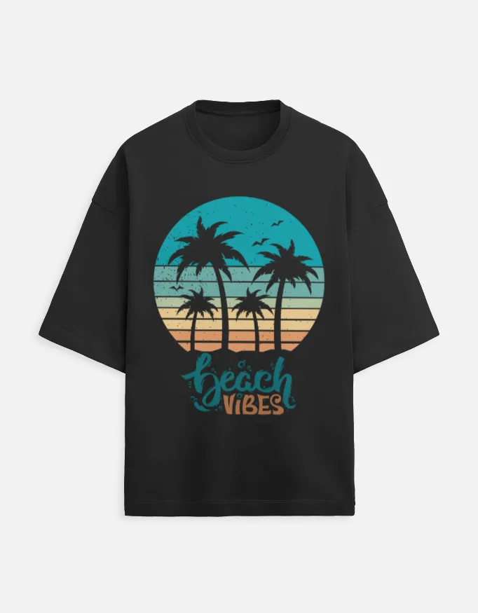 PRINTED TERRY OVERSIZED TSHIRTS