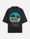 PRINTED TERRY OVERSIZED TSHIRTS