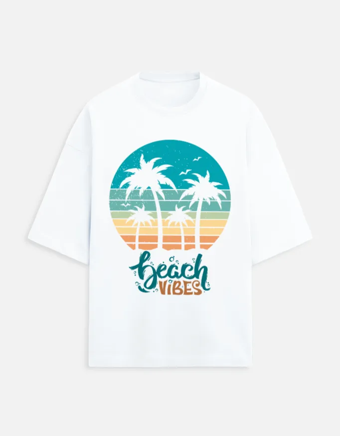 PRINTED TERRY OVERSIZED TSHIRTS