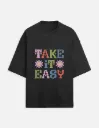 PRINTED TERRY OVERSIZED TSHIRTS