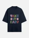 PRINTED TERRY OVERSIZED TSHIRTS