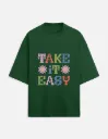 PRINTED TERRY OVERSIZED TSHIRTS