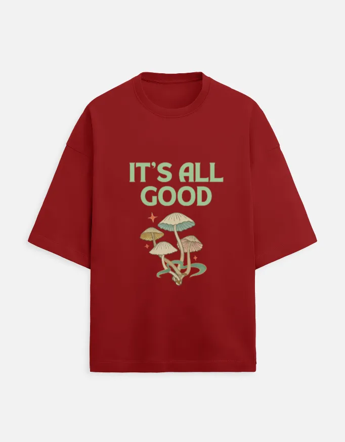 PRINTED TERRY OVERSIZED TSHIRTS