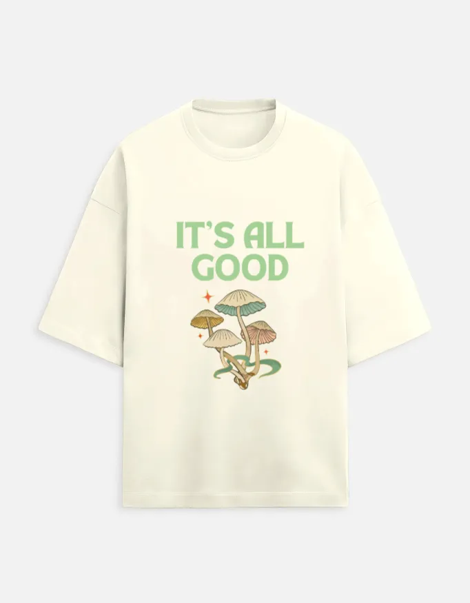 PRINTED TERRY OVERSIZED TSHIRTS