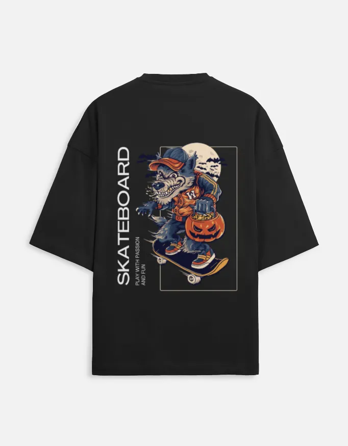 PRINTED TERRY OVERSIZED TSHIRTS