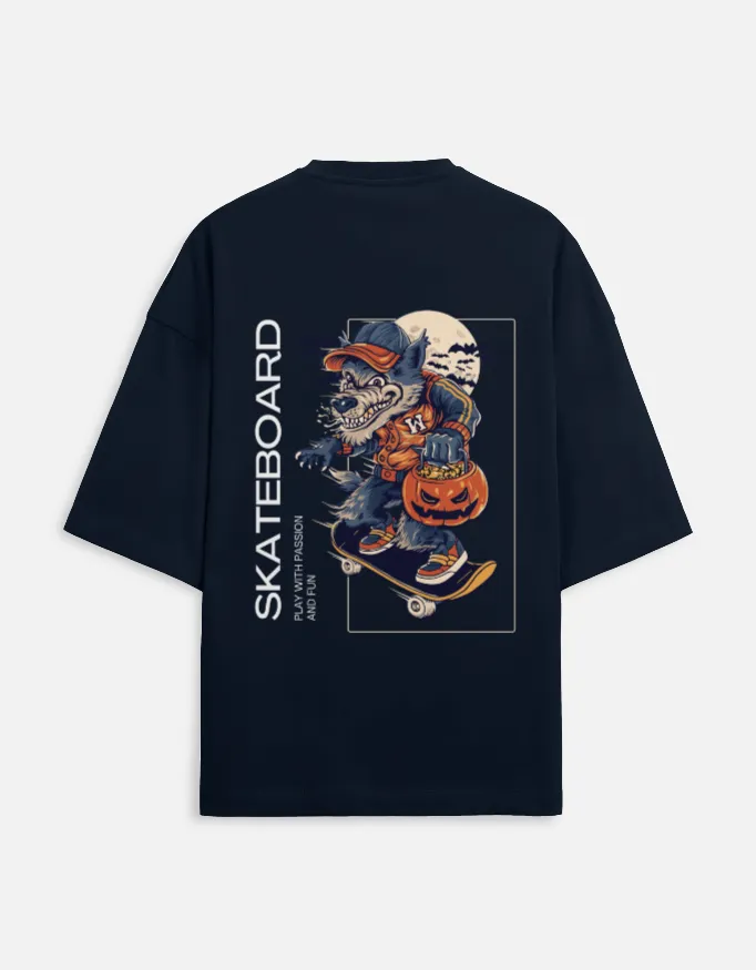 PRINTED TERRY OVERSIZED TSHIRTS
