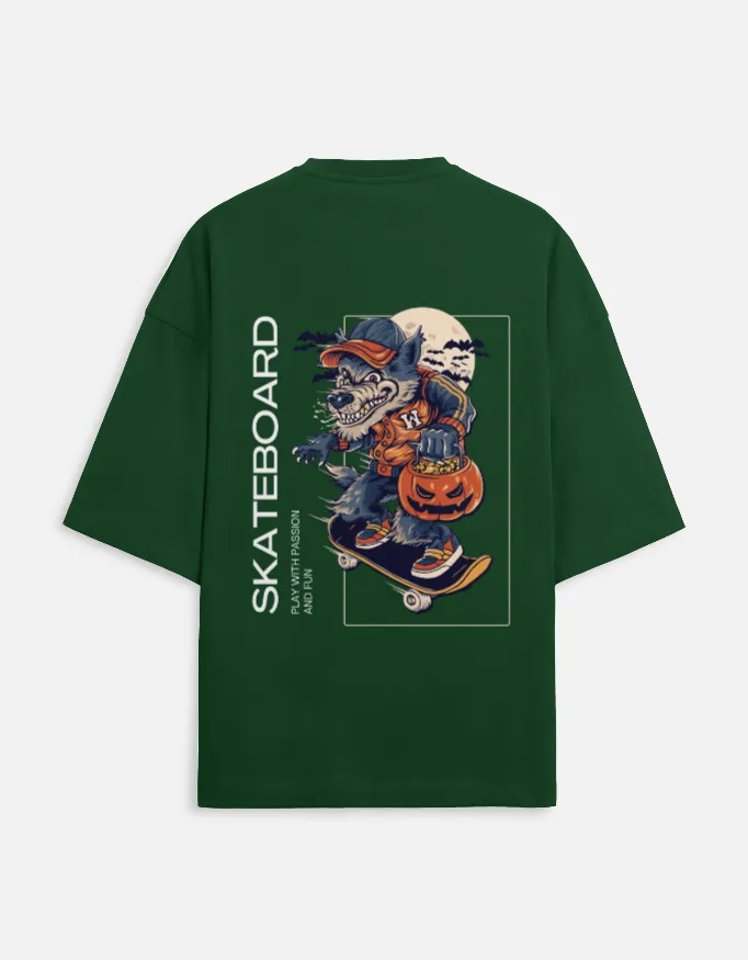 PRINTED TERRY OVERSIZED TSHIRTS