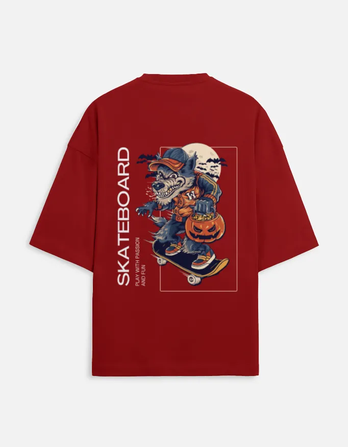 PRINTED TERRY OVERSIZED TSHIRTS
