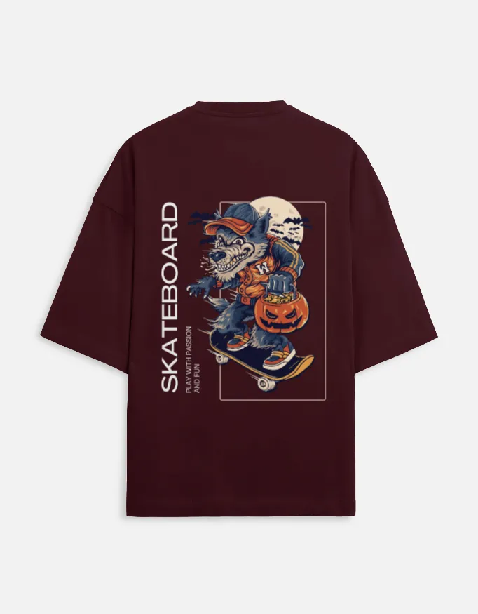 PRINTED TERRY OVERSIZED TSHIRTS