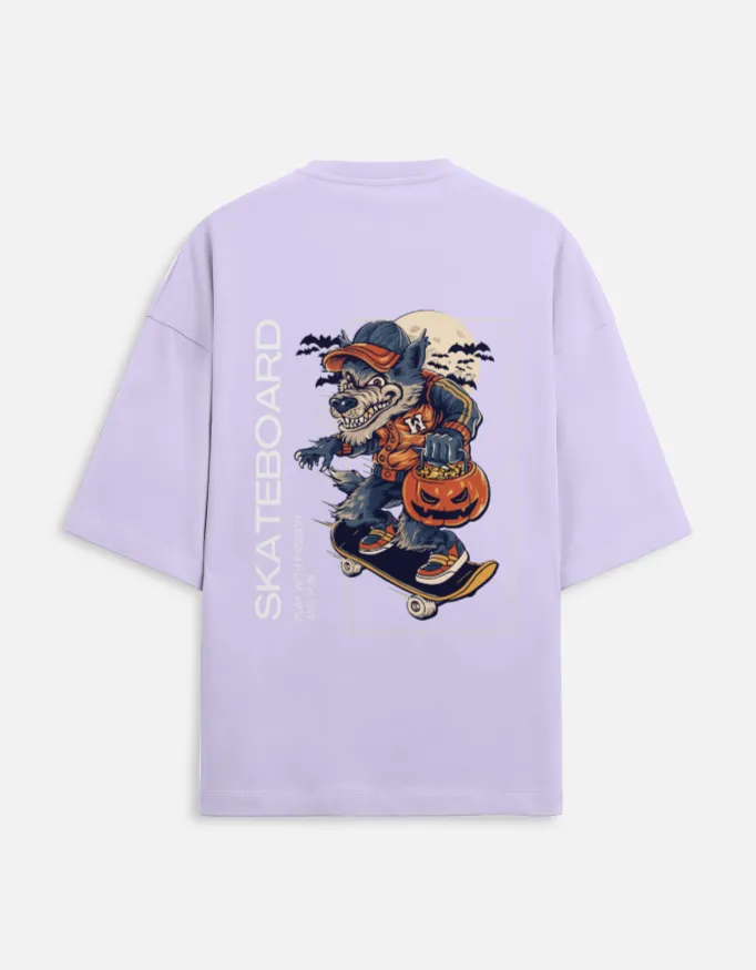 PRINTED TERRY OVERSIZED TSHIRTS