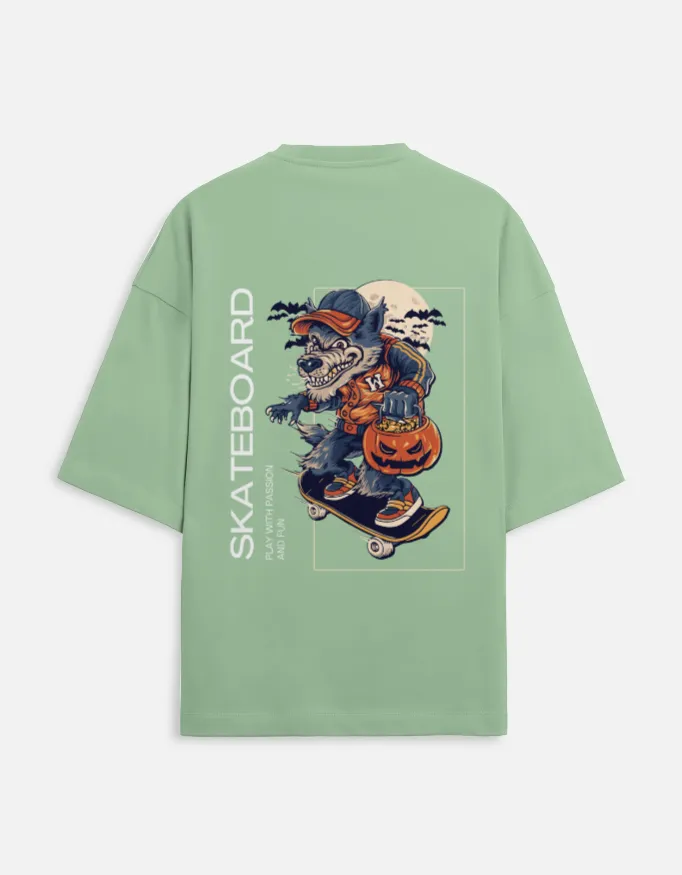 PRINTED TERRY OVERSIZED TSHIRTS
