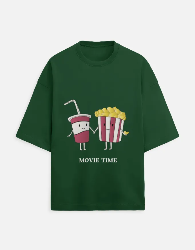 PRINTED TERRY OVERSIZED TSHIRTS