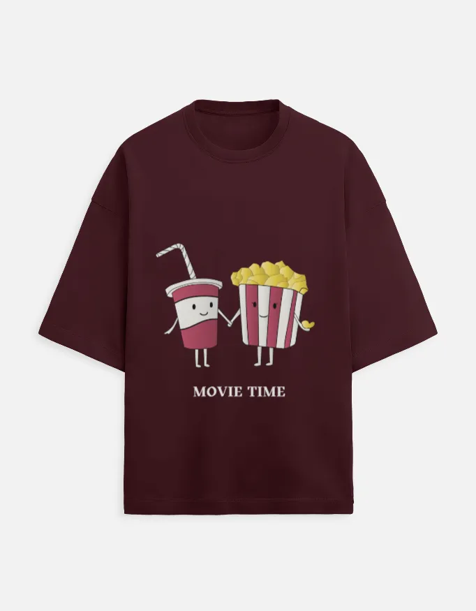 PRINTED TERRY OVERSIZED TSHIRTS