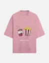 PRINTED TERRY OVERSIZED TSHIRTS