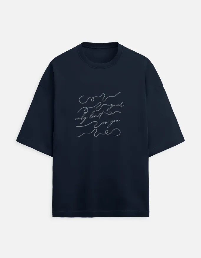 PRINTED TERRY OVERSIZED TSHIRTS