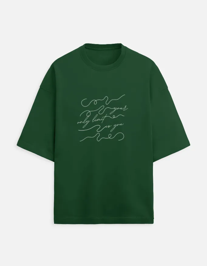 PRINTED TERRY OVERSIZED TSHIRTS