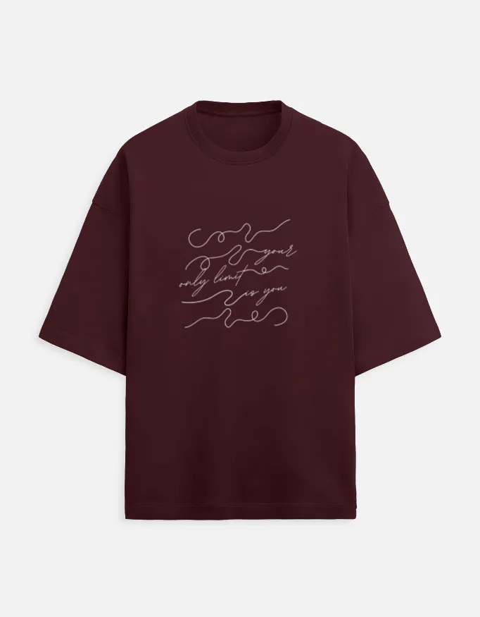 PRINTED TERRY OVERSIZED TSHIRTS